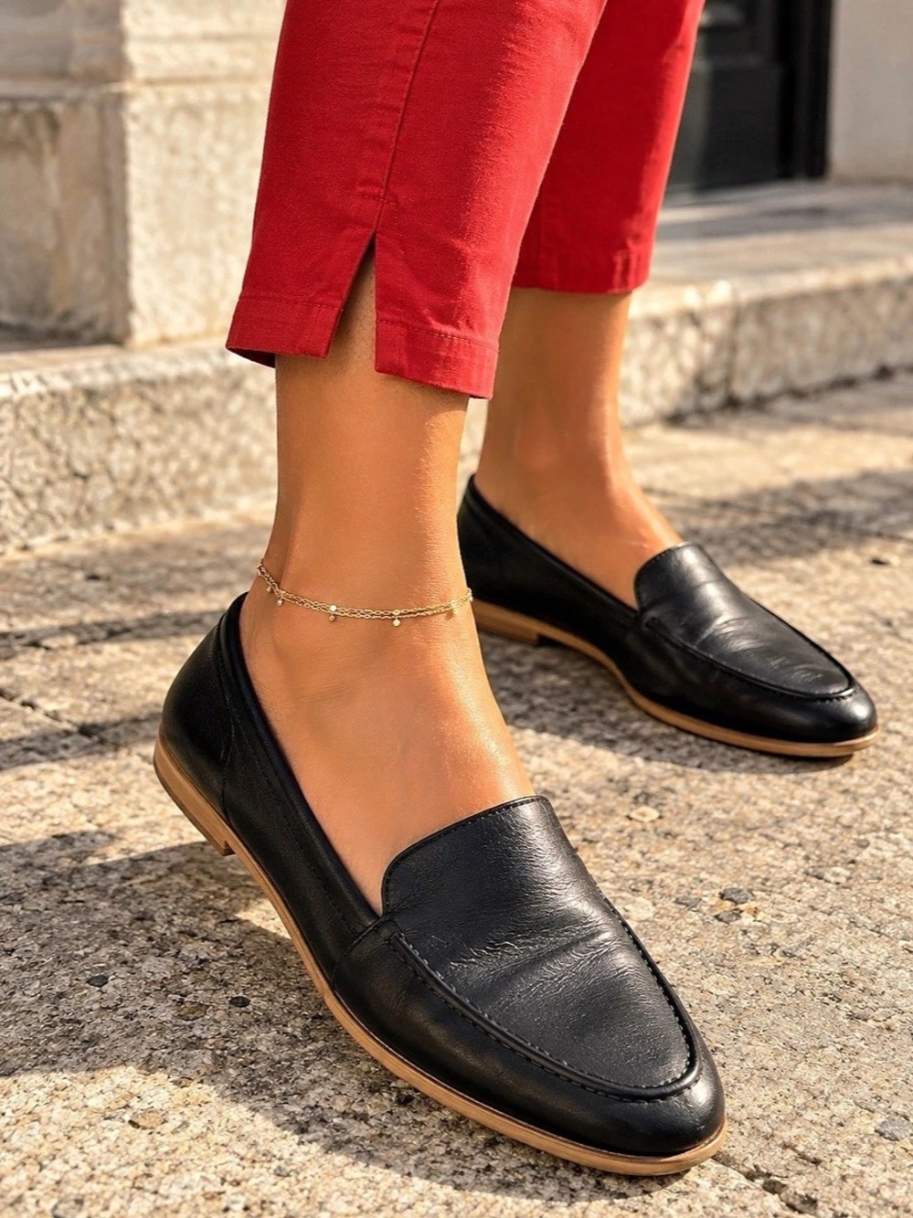 Aerosoles Black & Brown Loafers
